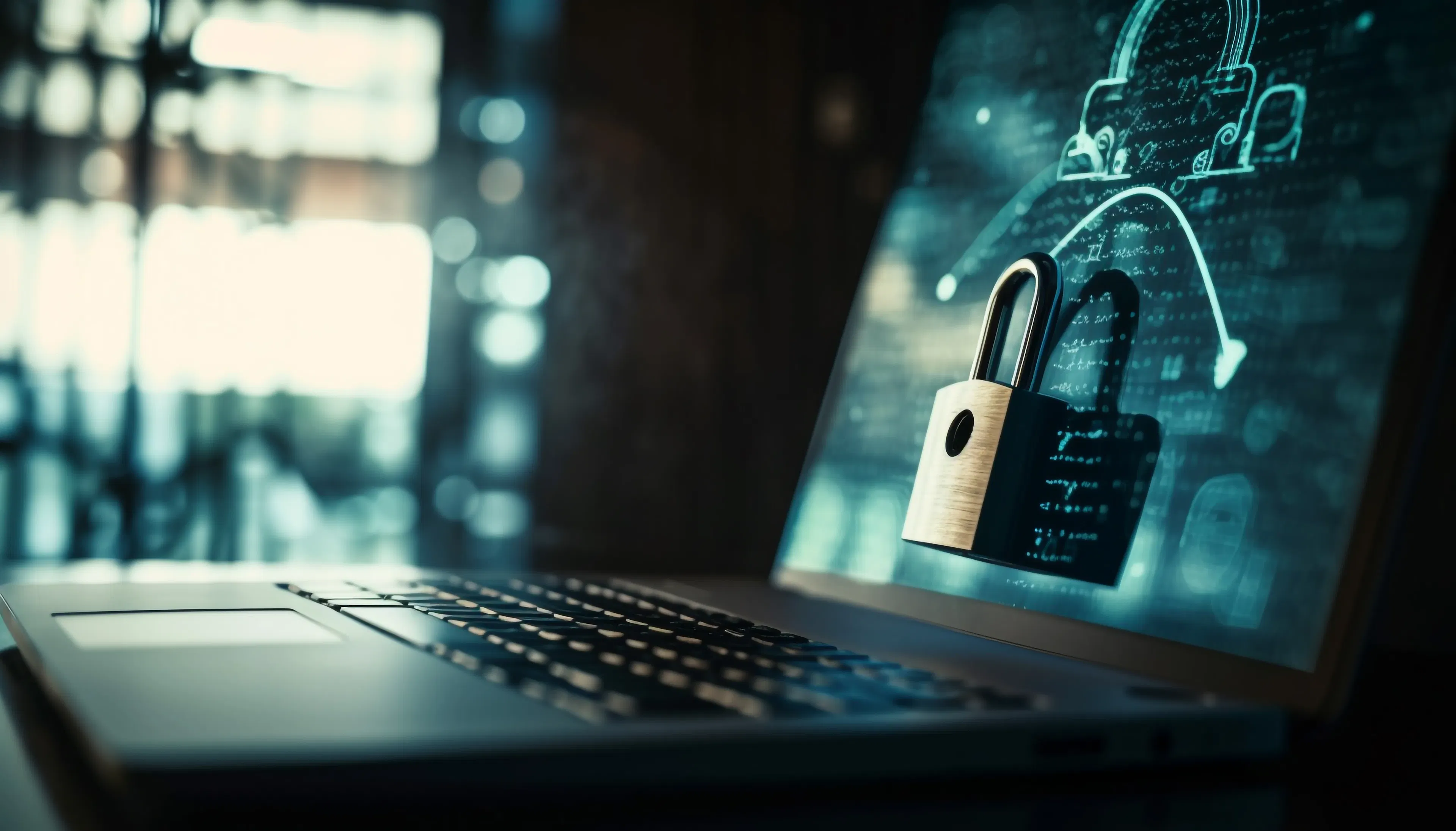 AI-generated cybersecurity system blocking data breach