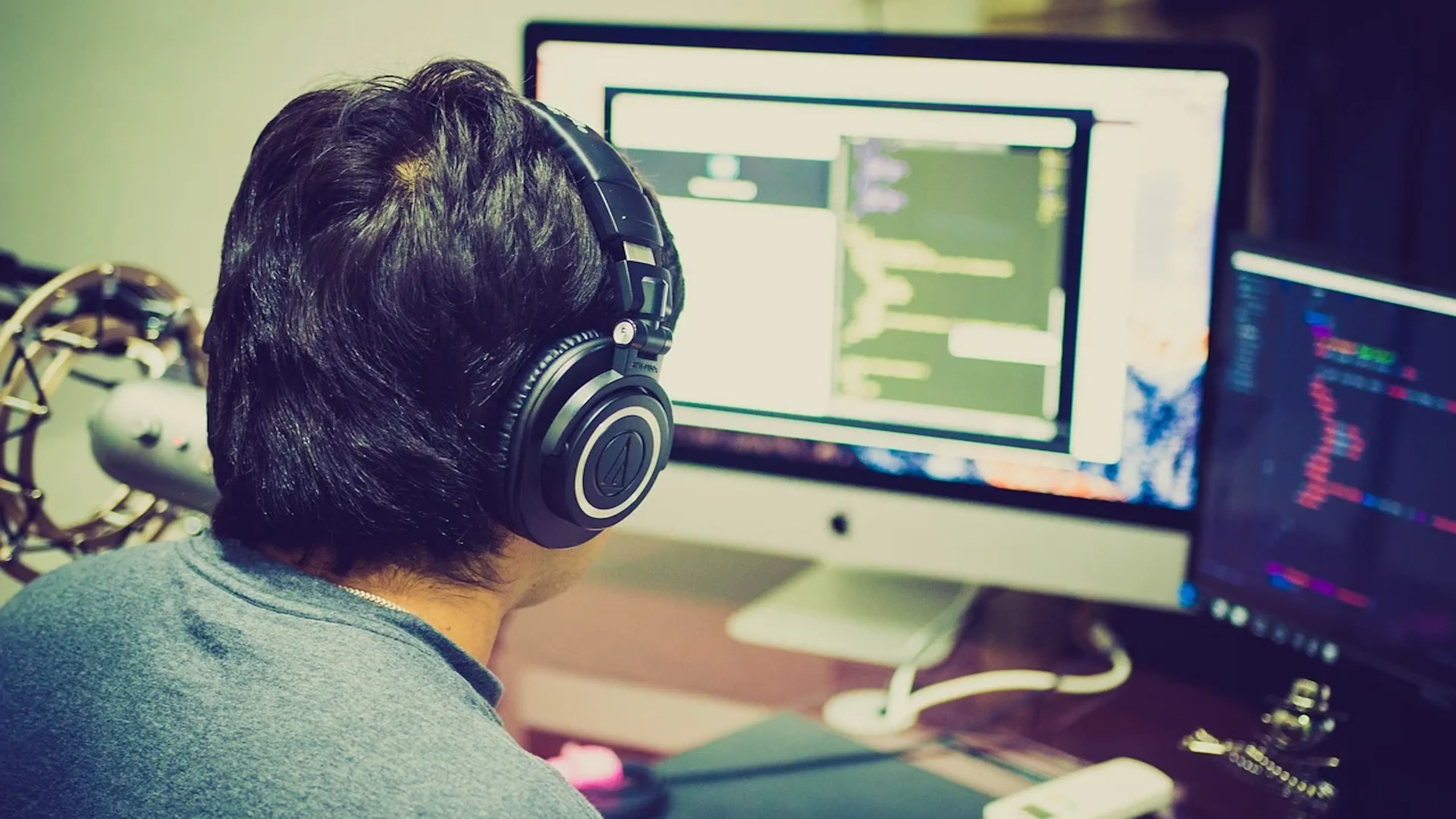 programmer working on UX/UI design code
