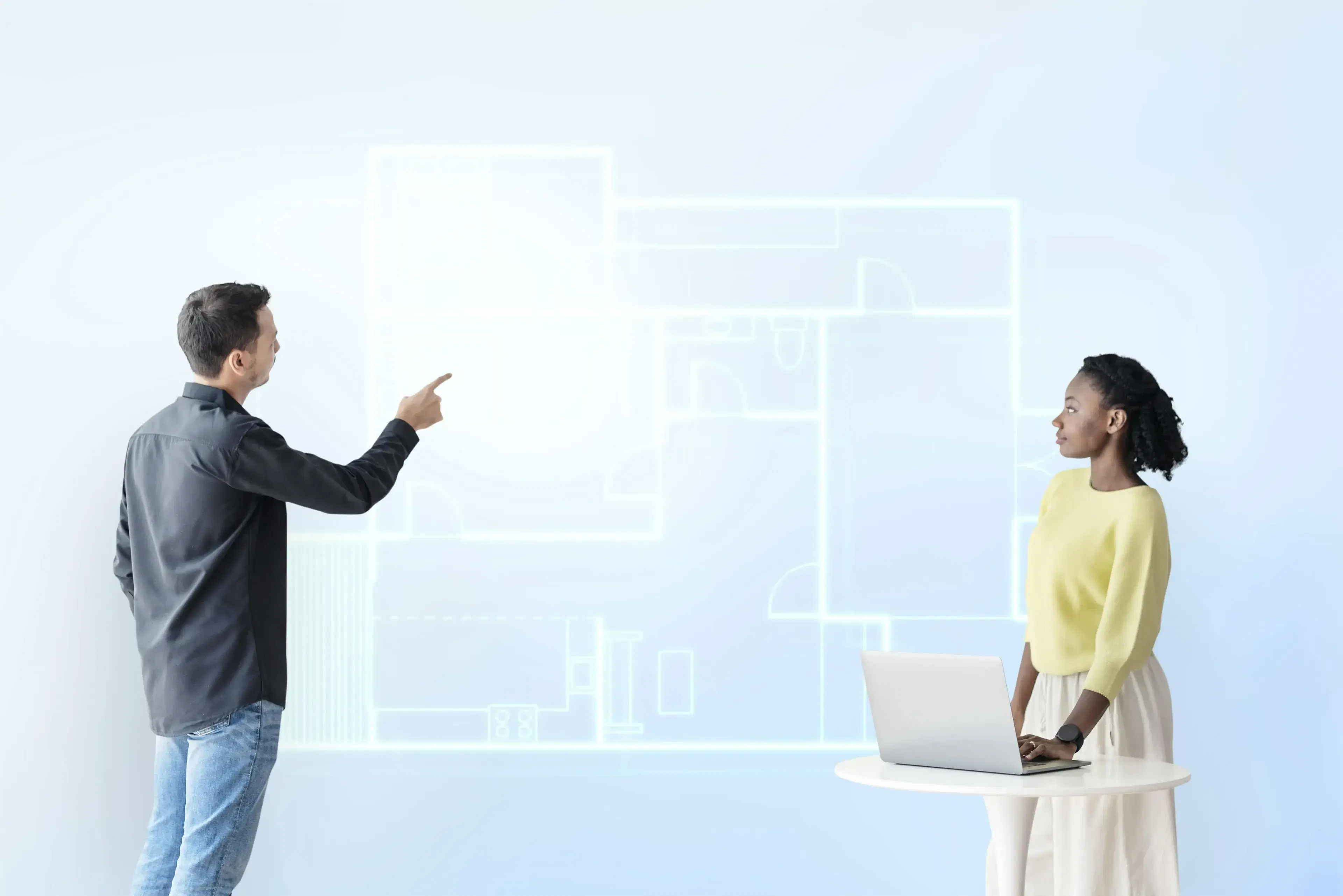 futuristic technology concept for data analysis innovation