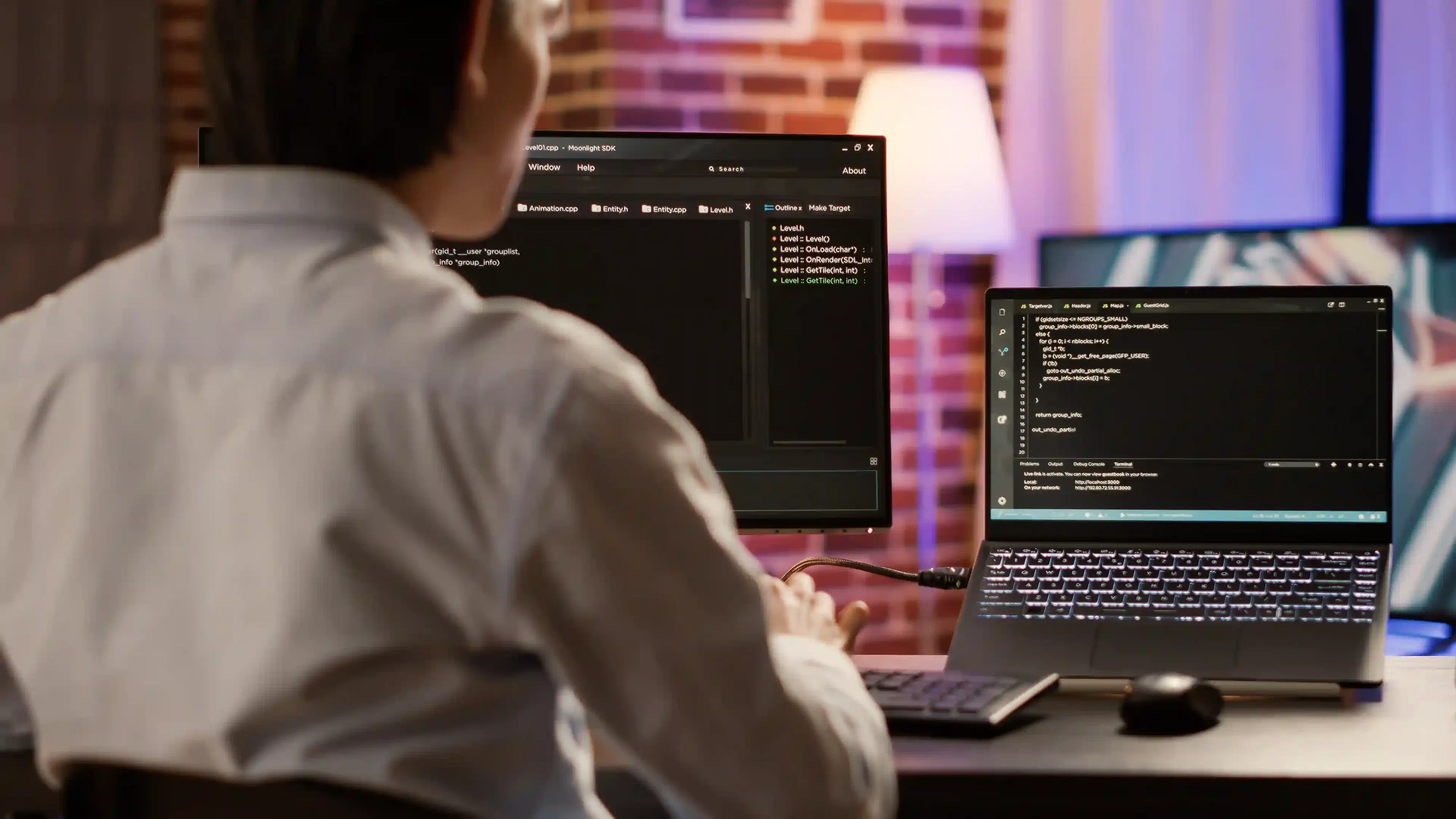 developer coding
