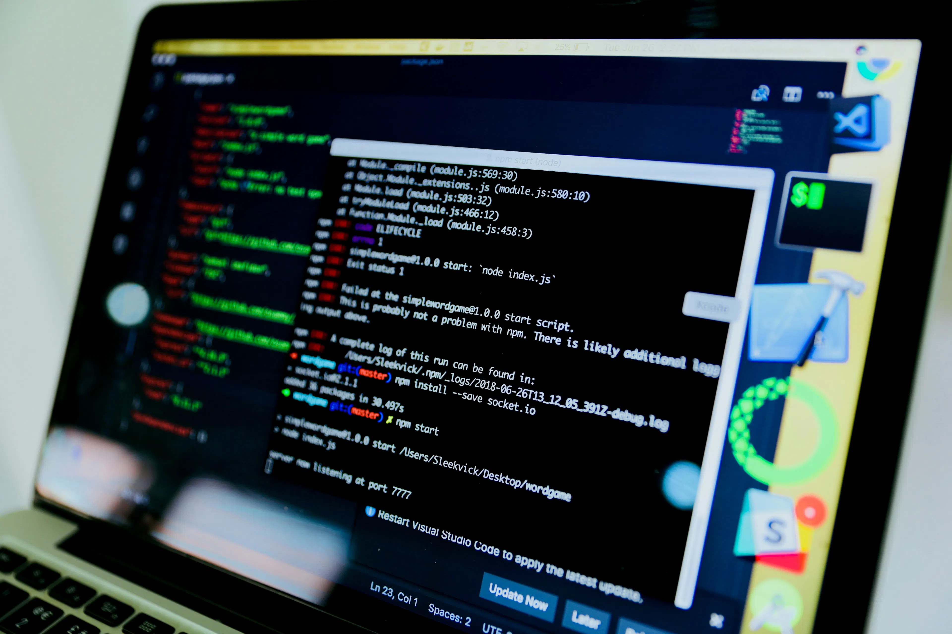 UX/UI design professional working on software project in modern office