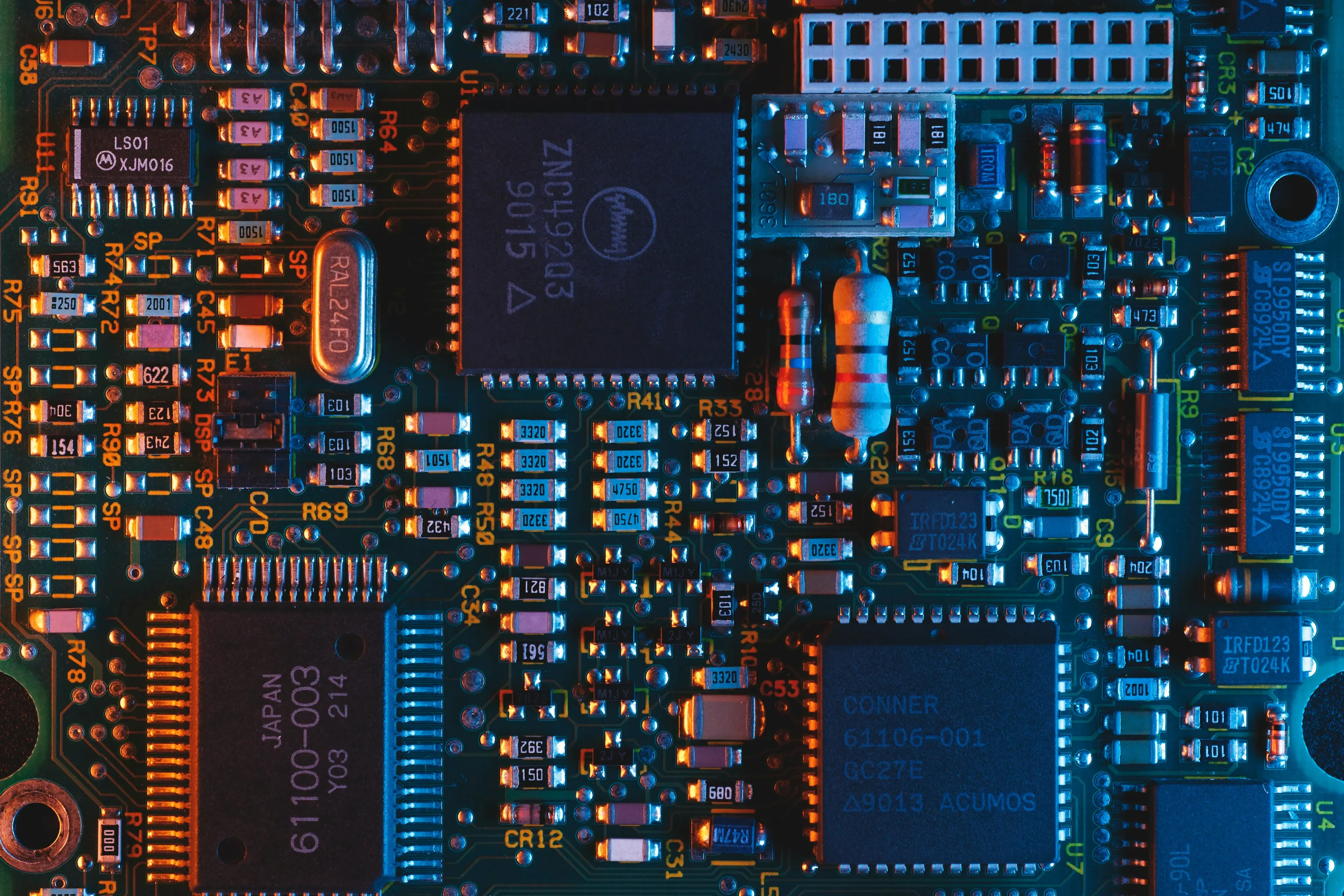 edge computing professional working on software project in modern office