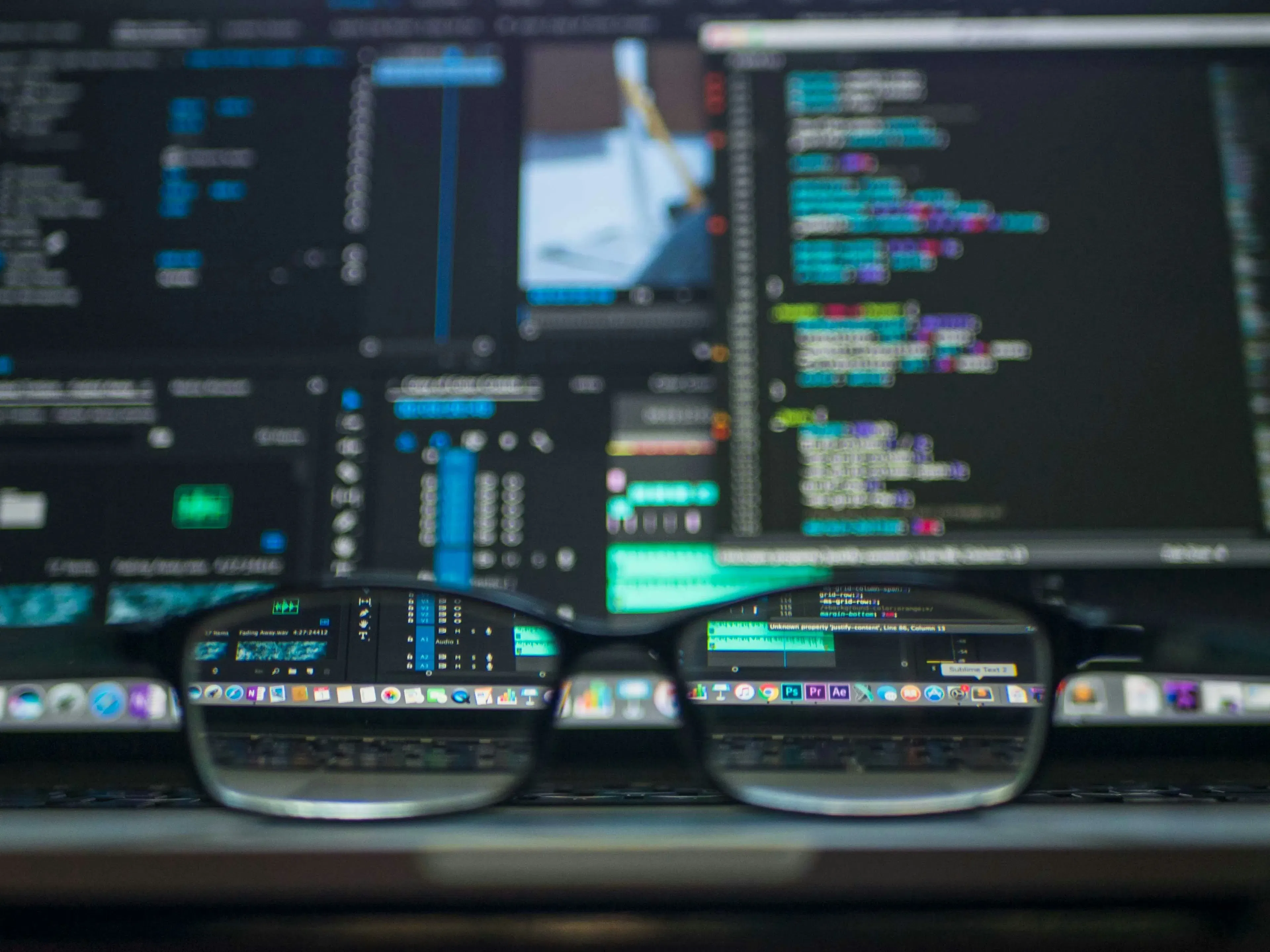 edge computing professional working on software project in modern office