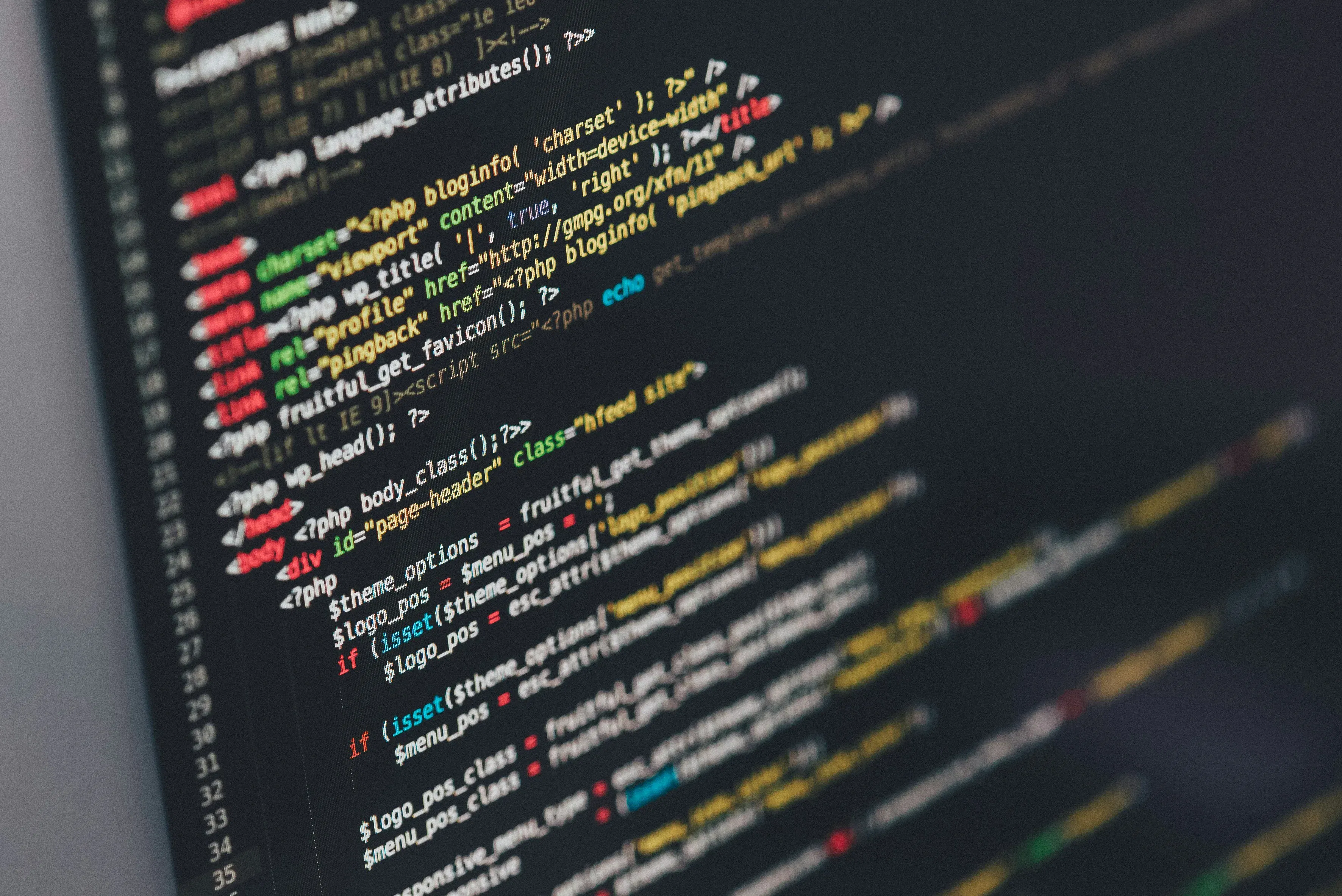 Python programming professional working on software project in modern office