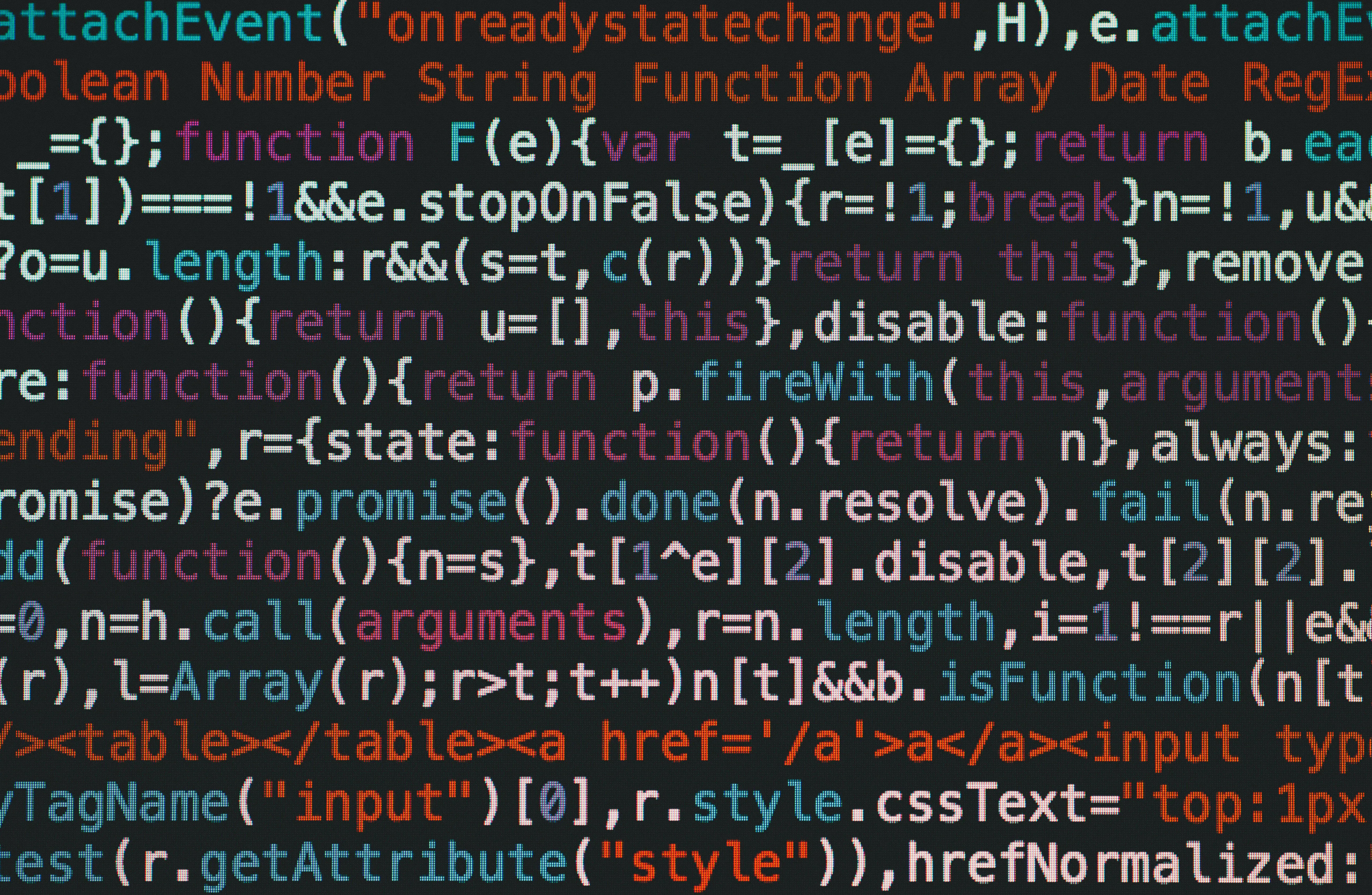 Rust programming professional working on software project in modern office