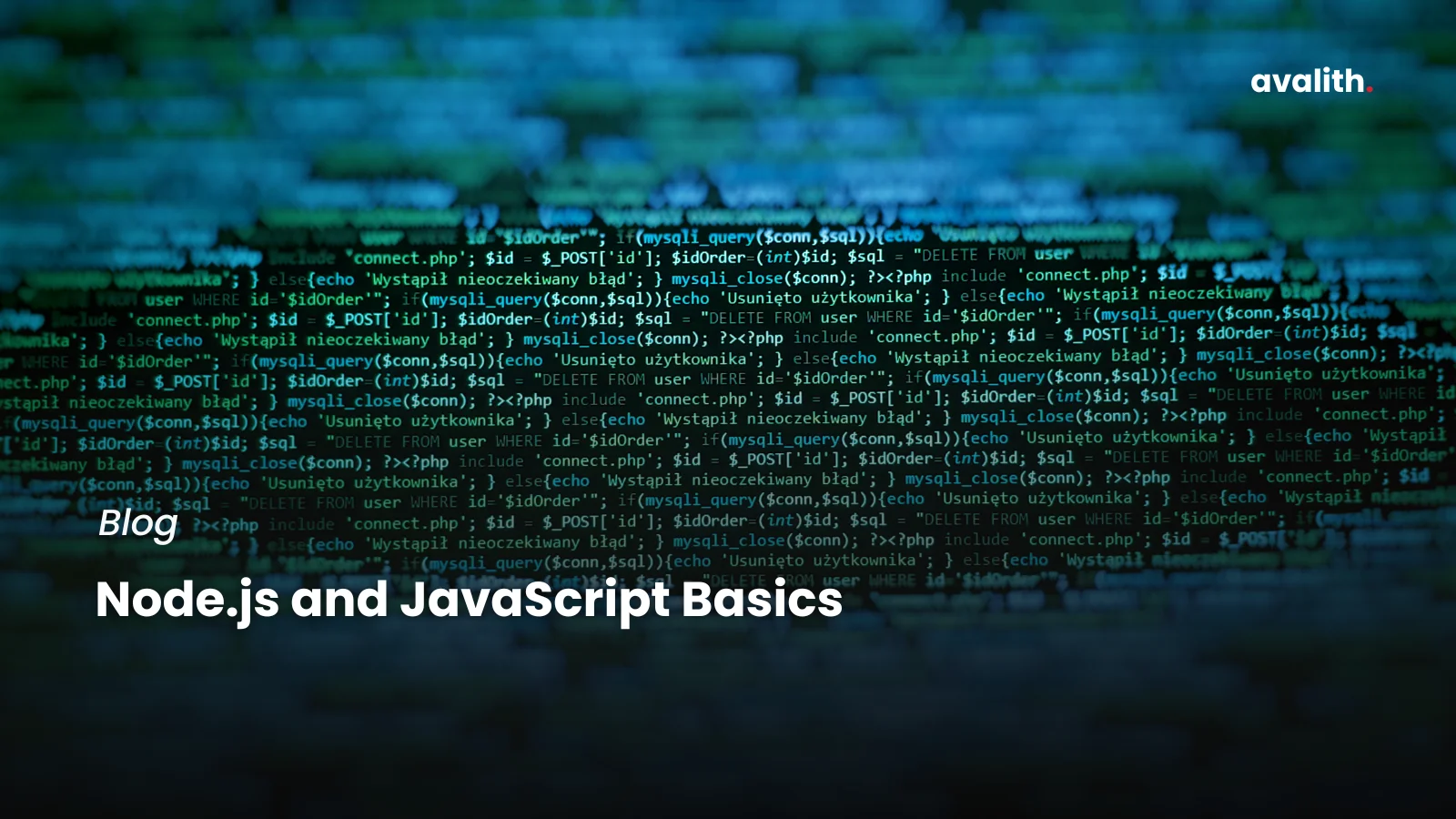 Node.js and JavaScript Basics - Avalith