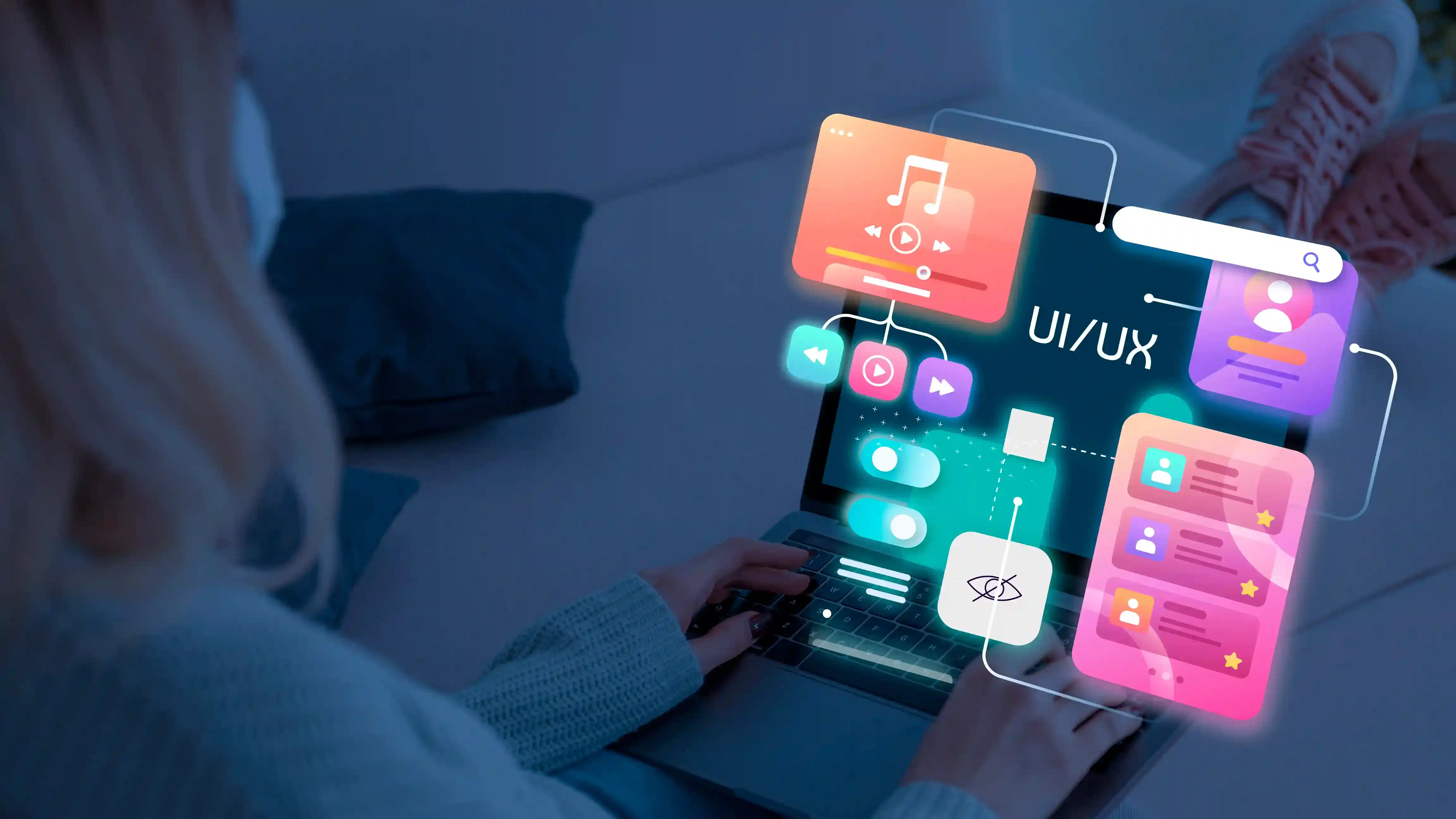 user experience and interface design representation