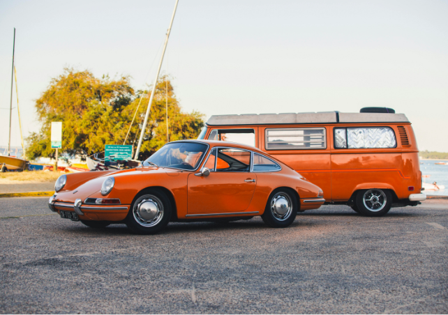 Ensemble de voitures de collection