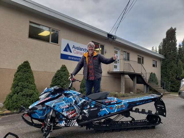 Sled donated by 306 Riders Union
