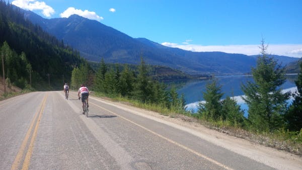biking, scenic, mountains