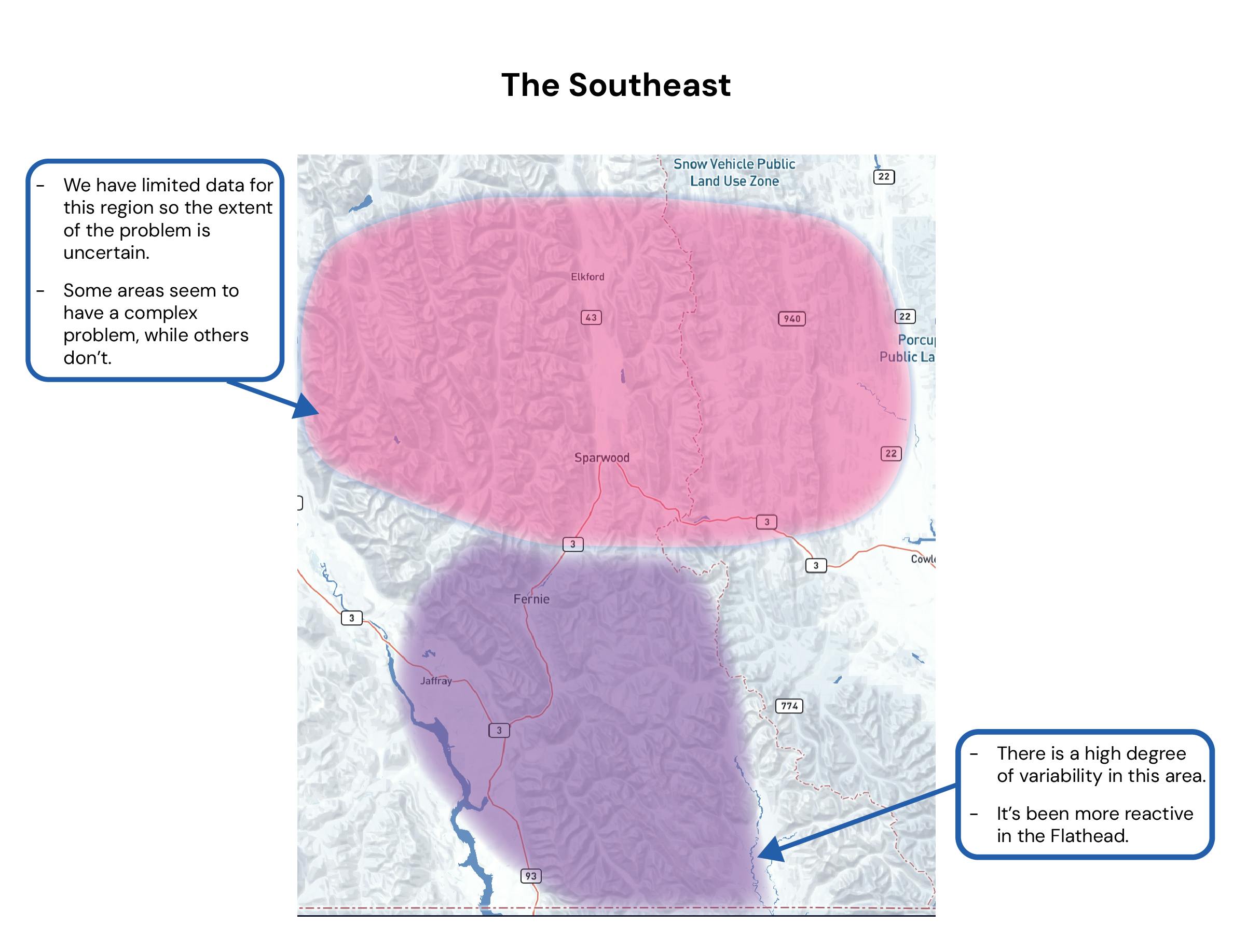 Map showing where the persistent slab is active