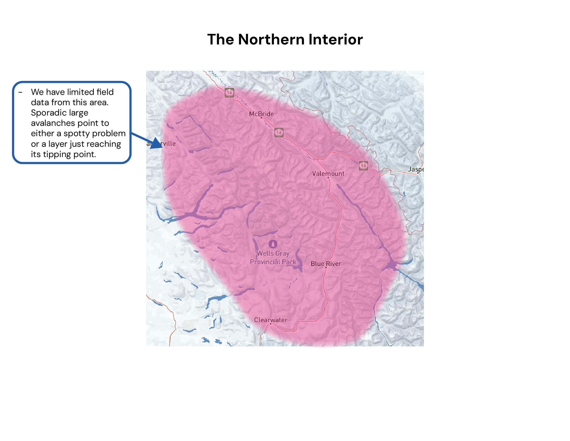 Map showing where the persistent slab is active