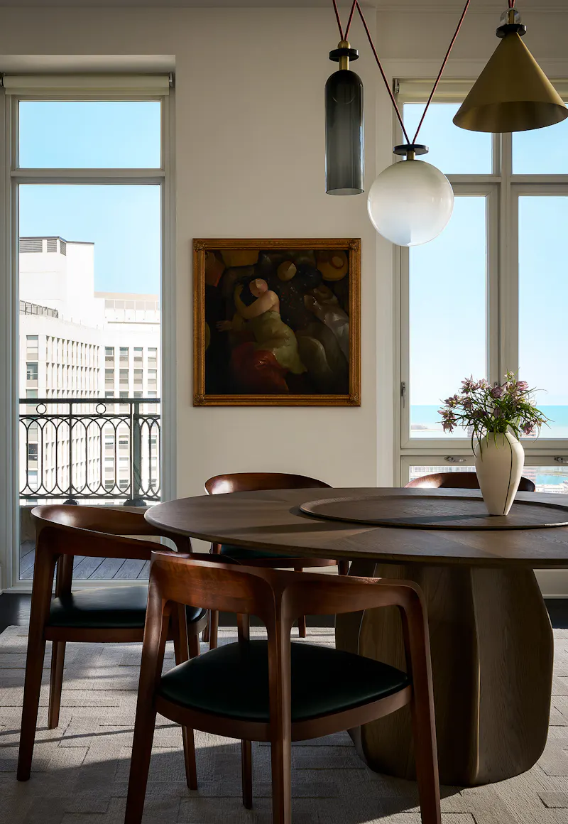 Abrams-Valenti-Luxury-Interior-Design-North Lakeview-Dining Room North