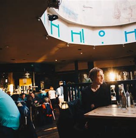 People enjoying hospitality at Mono in Glasgow