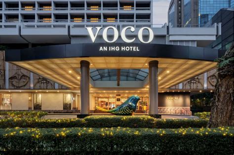 The outside of voco Orchard hotel in Singapore