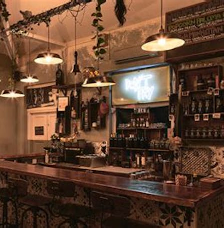 The interior of Sago House in Singapore