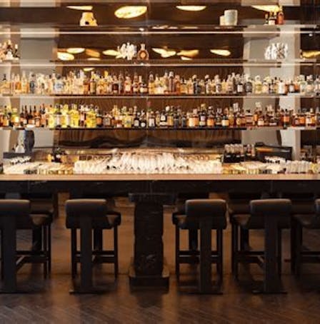 The interior of the bar at Jungle Ballroom