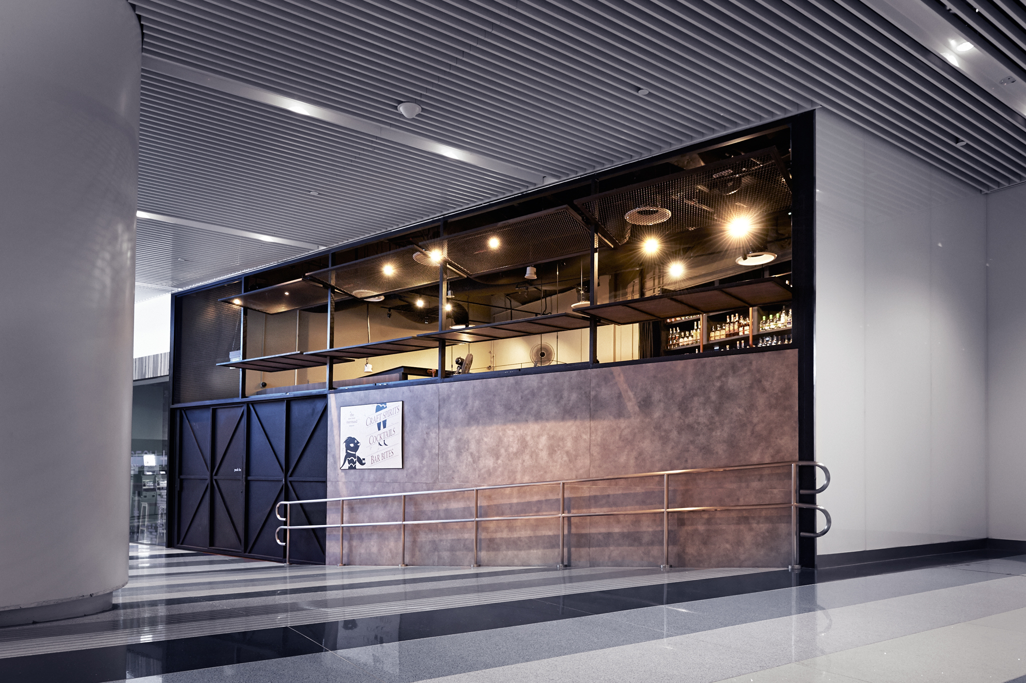 The exterior of the Secret Mermaid bar in Singapore