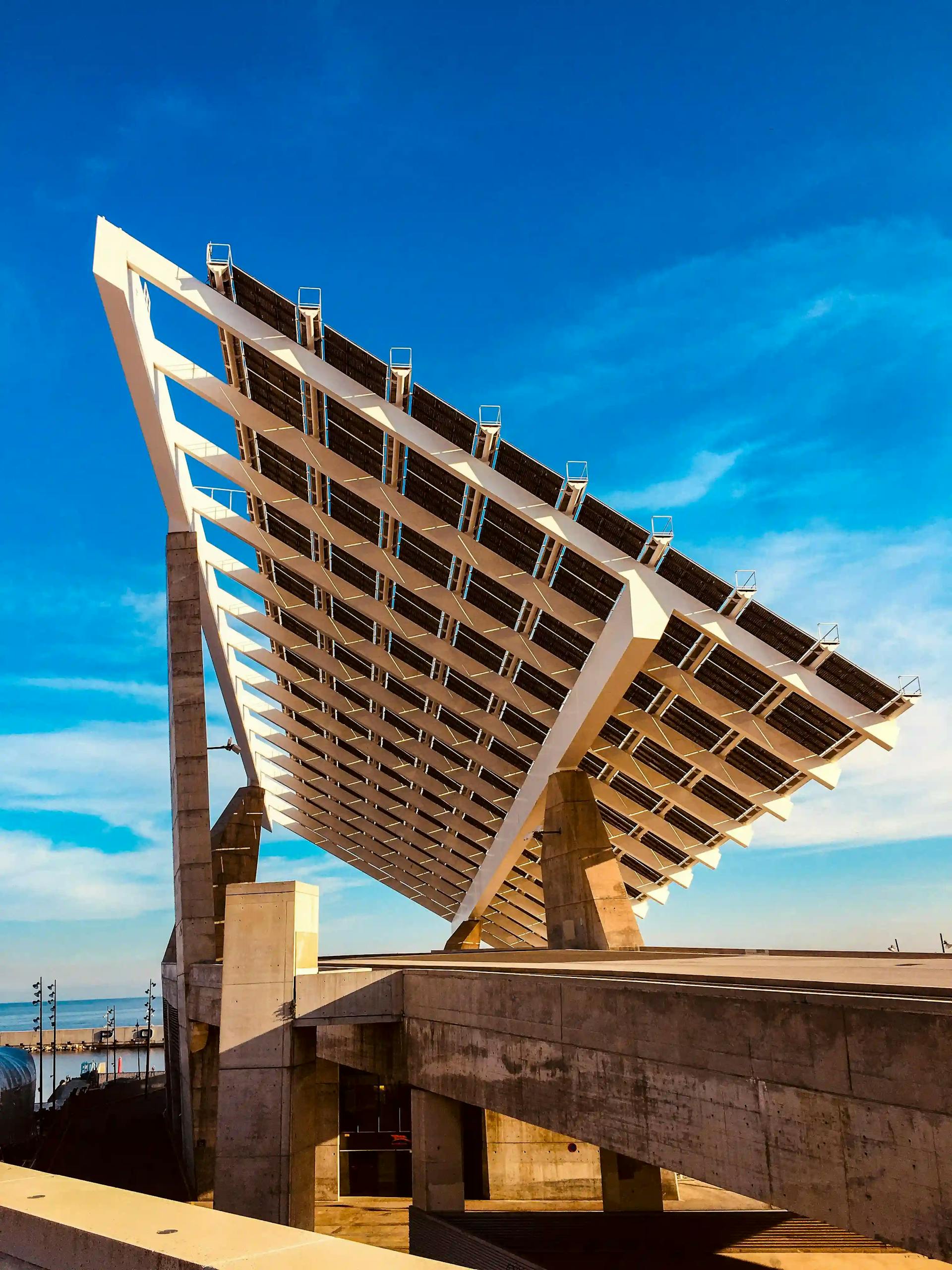 solar panels on grid