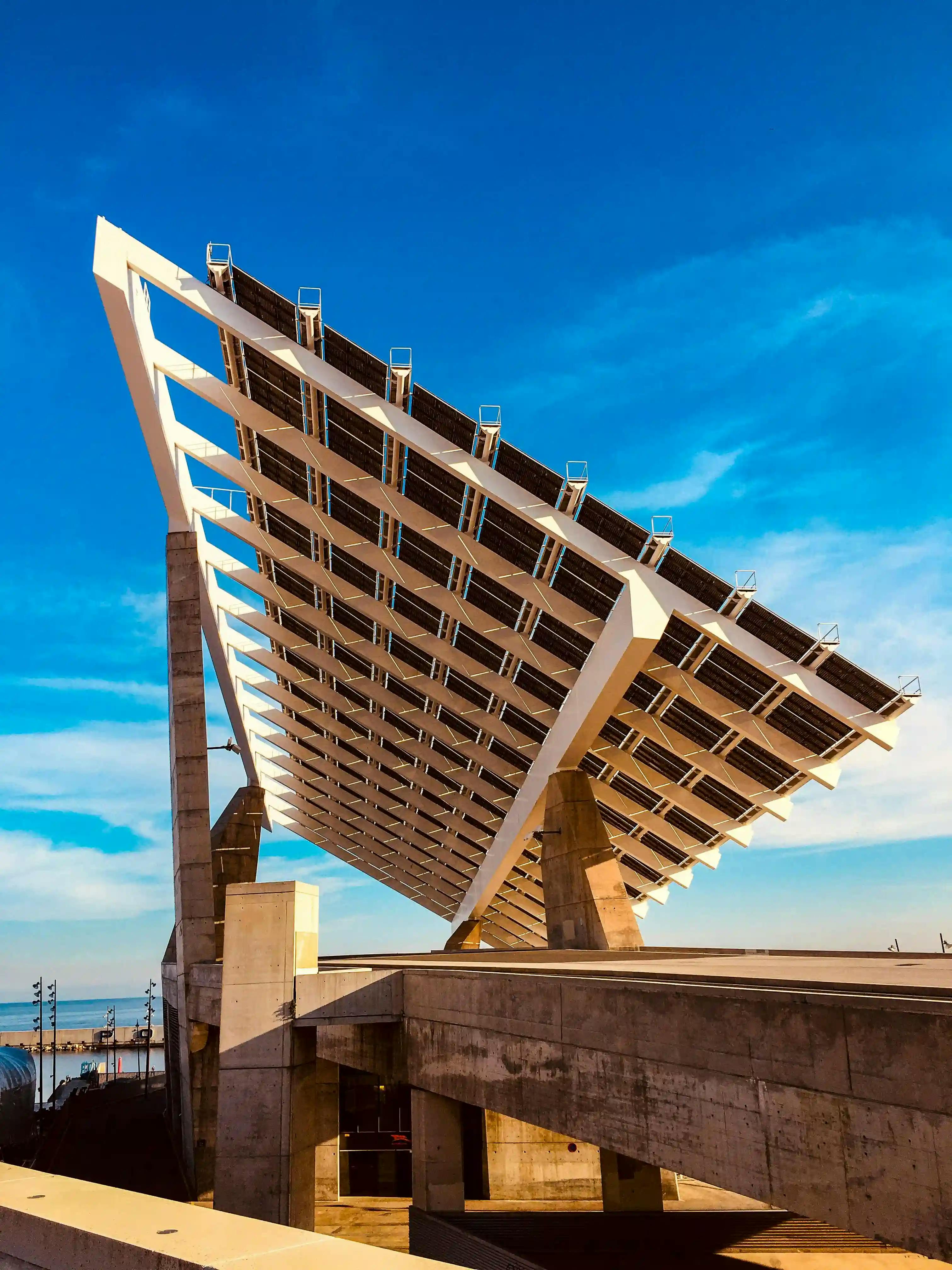 solar panels on grid