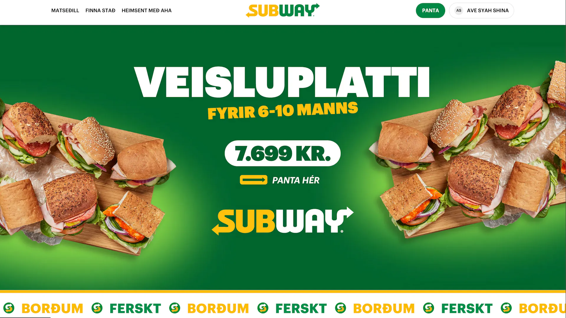 Subway Iceland