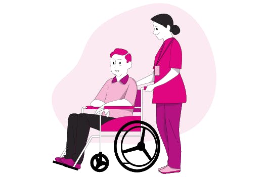 Hôpital de jour sénior à la clinique Malartic à Ollioules.