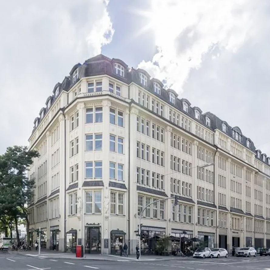 Gebäude des Rowohlt-Verlags