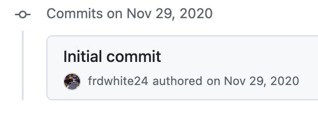 First GitHub commit to the old AviNet repository.