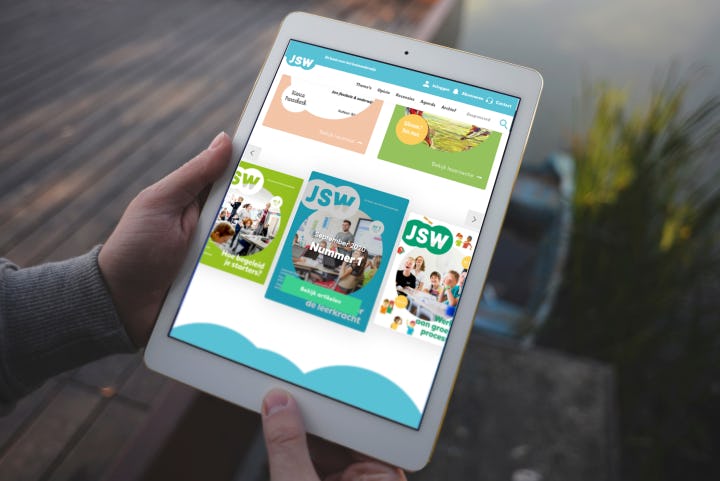 Tablet websites ThiemeMeulenhoff - JSW