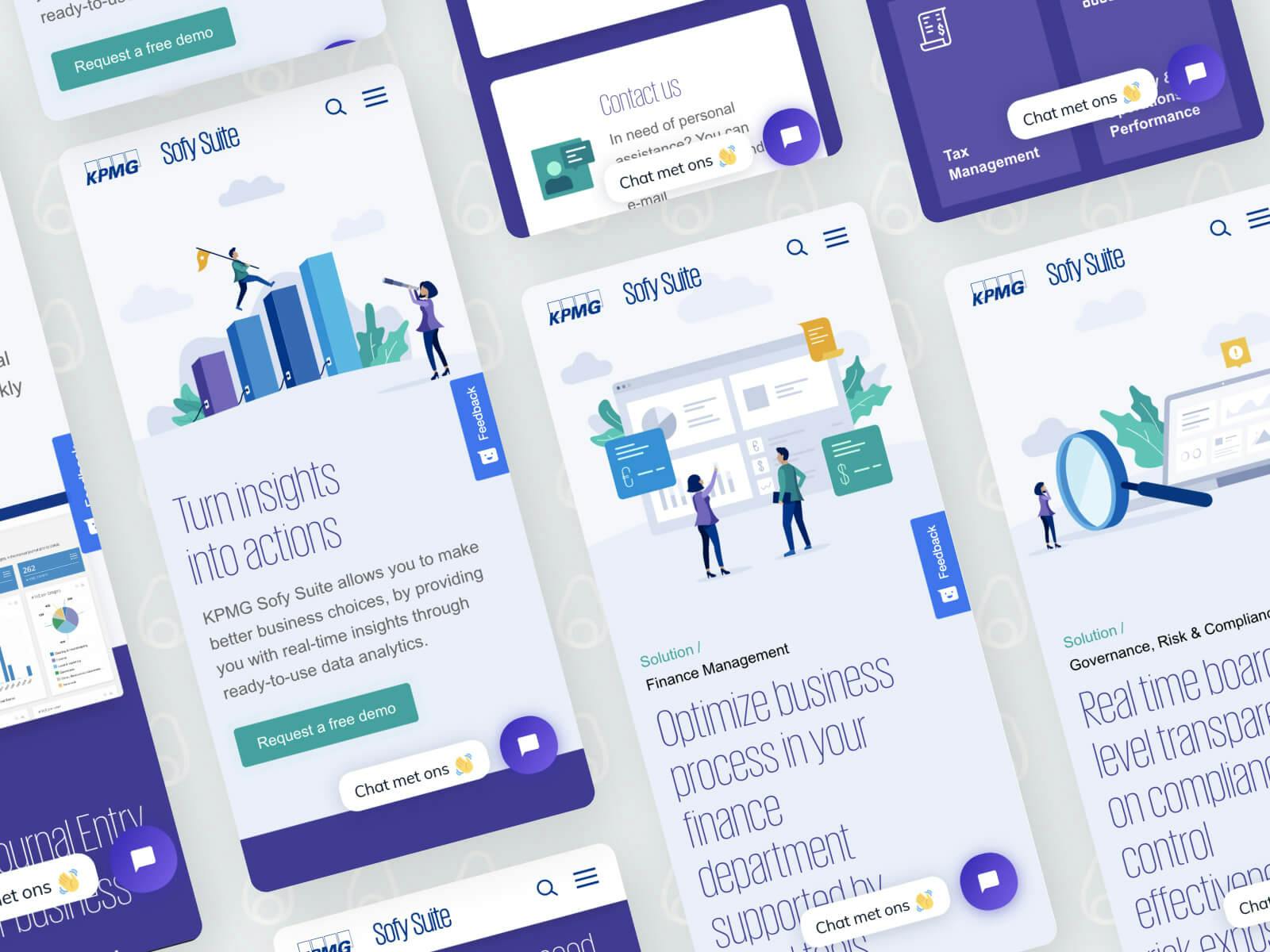 Website KPMG Sofy door Avocado Media