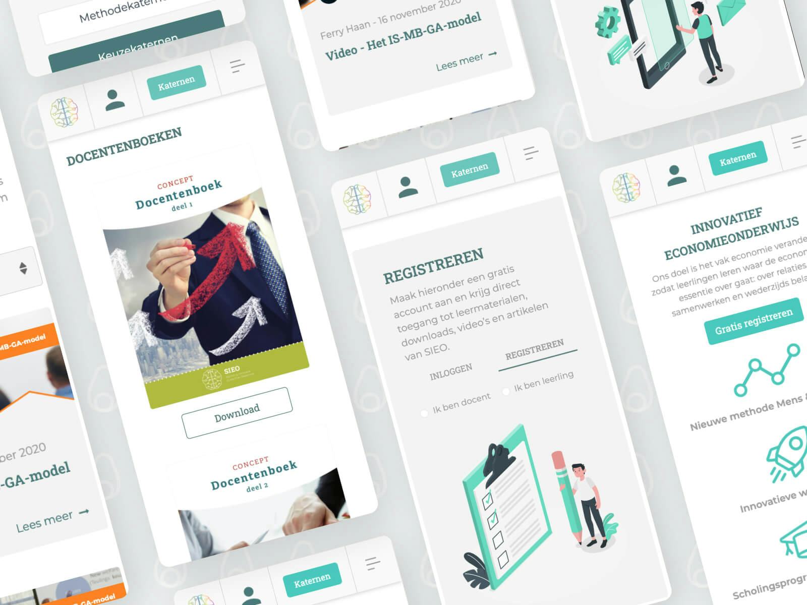 SIEO platform voor nieuwe economie methode voortgezet onderwijs