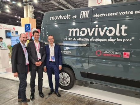 photo mondial de l'auto / emmanuel et la banque des territoires