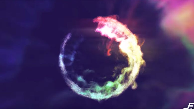 stoke new rainbow circle pixel particle