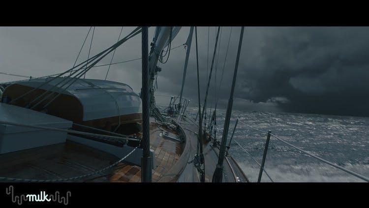 milk vfx deadline customer adrift boat water