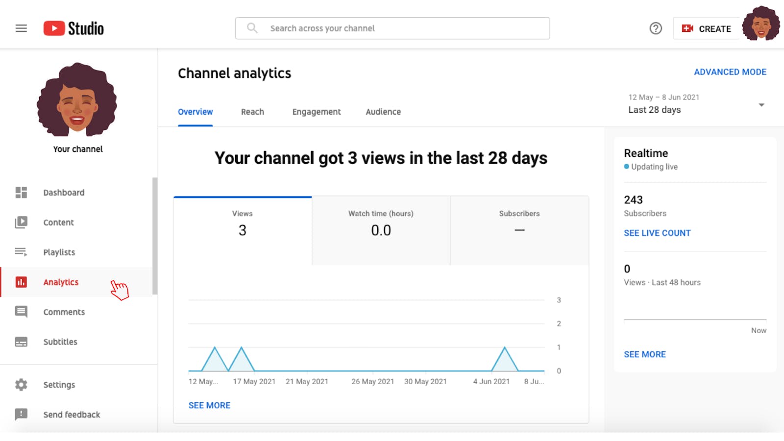 Studio is now allowing creators to check subscribers of their  channels with a new counter that updates in real-time