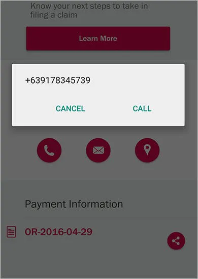 Emma by AXA App Contact Financial Advisor