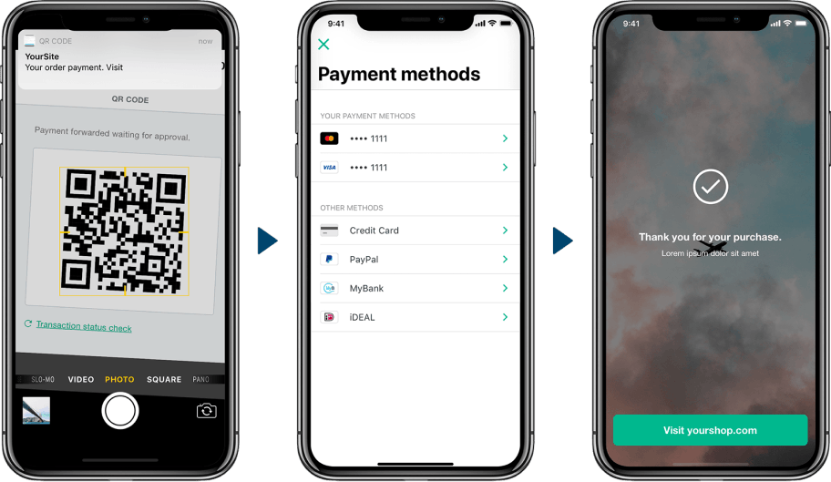 QR code payments