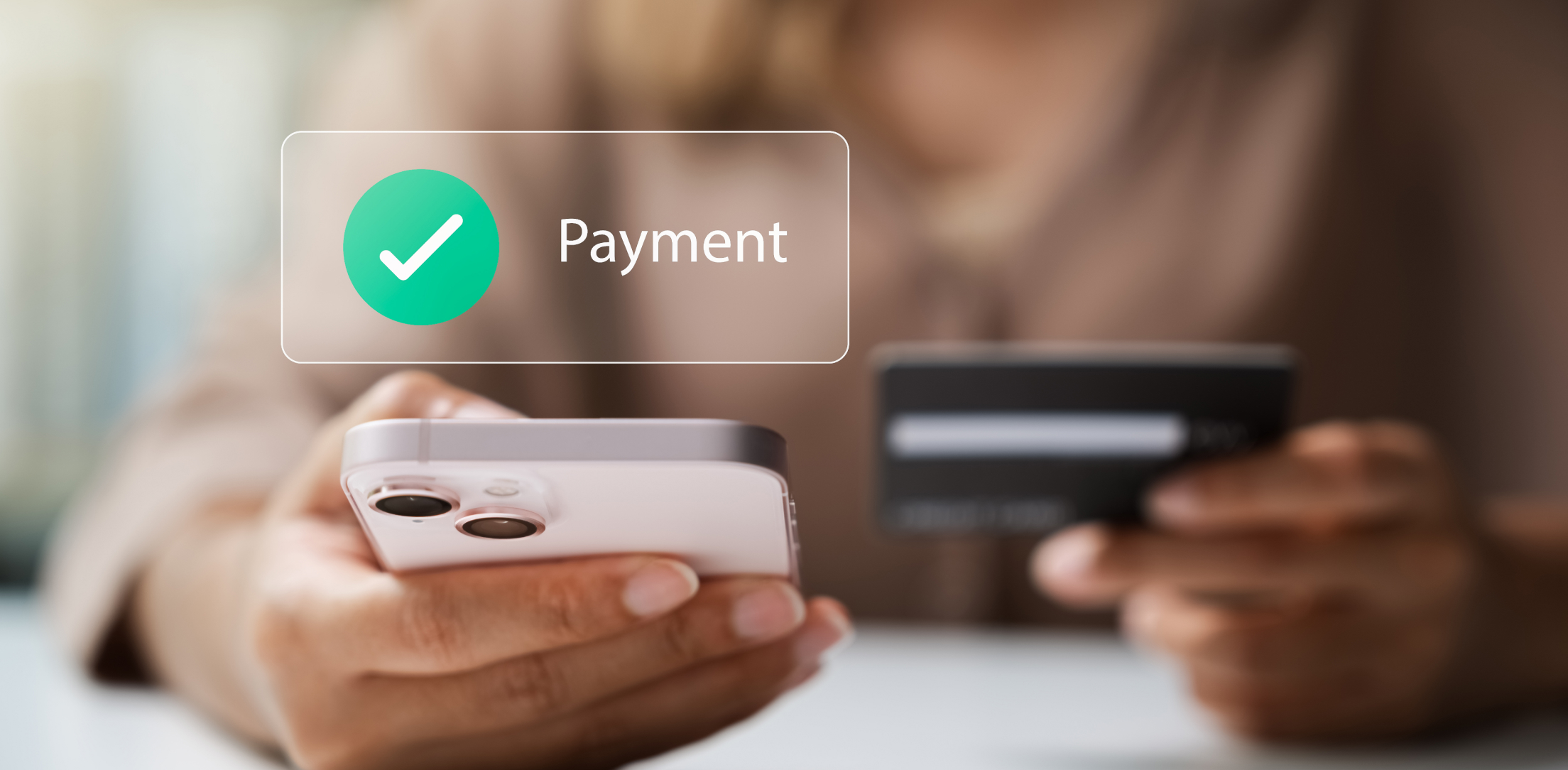 Notifica di pagamento avvenuto sul telefono del cliente