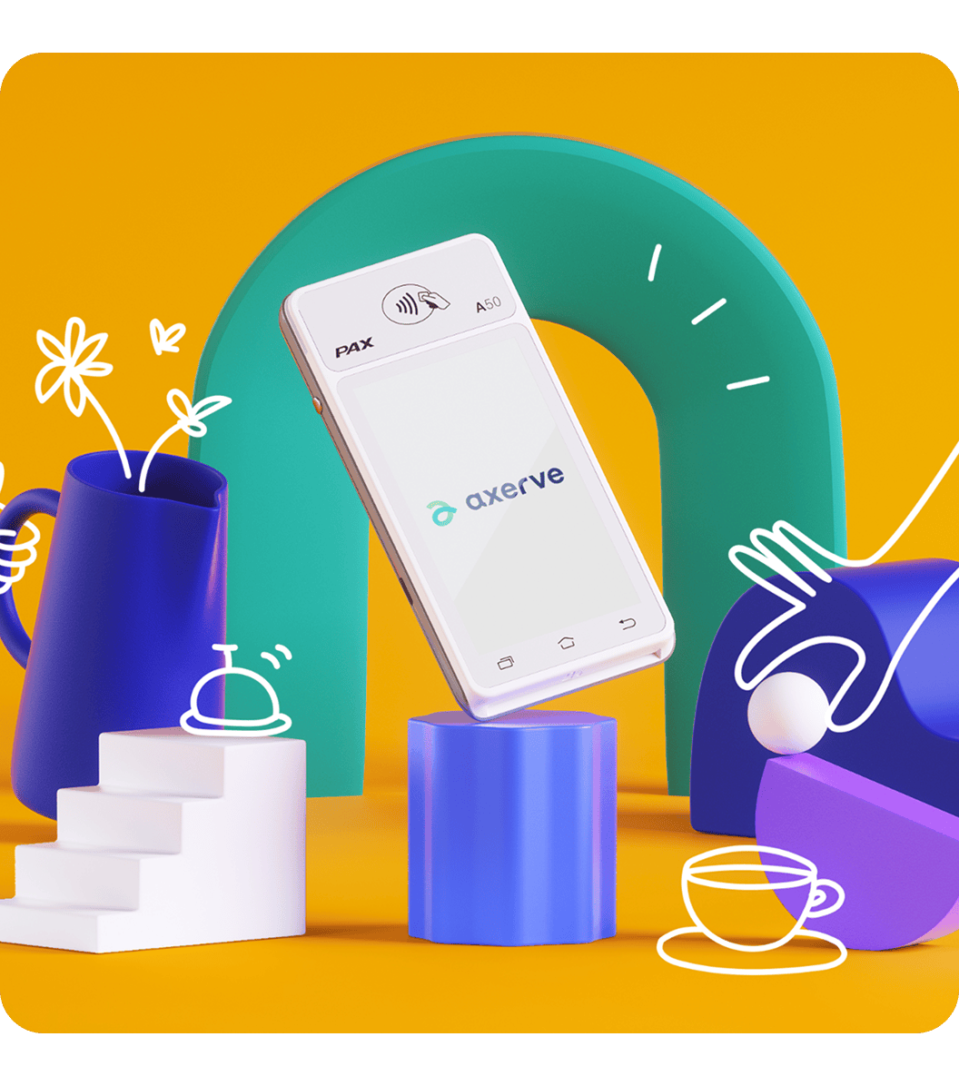 Immagine raffigurante il POS PAX A50 dell'offerta POS Easy Mini