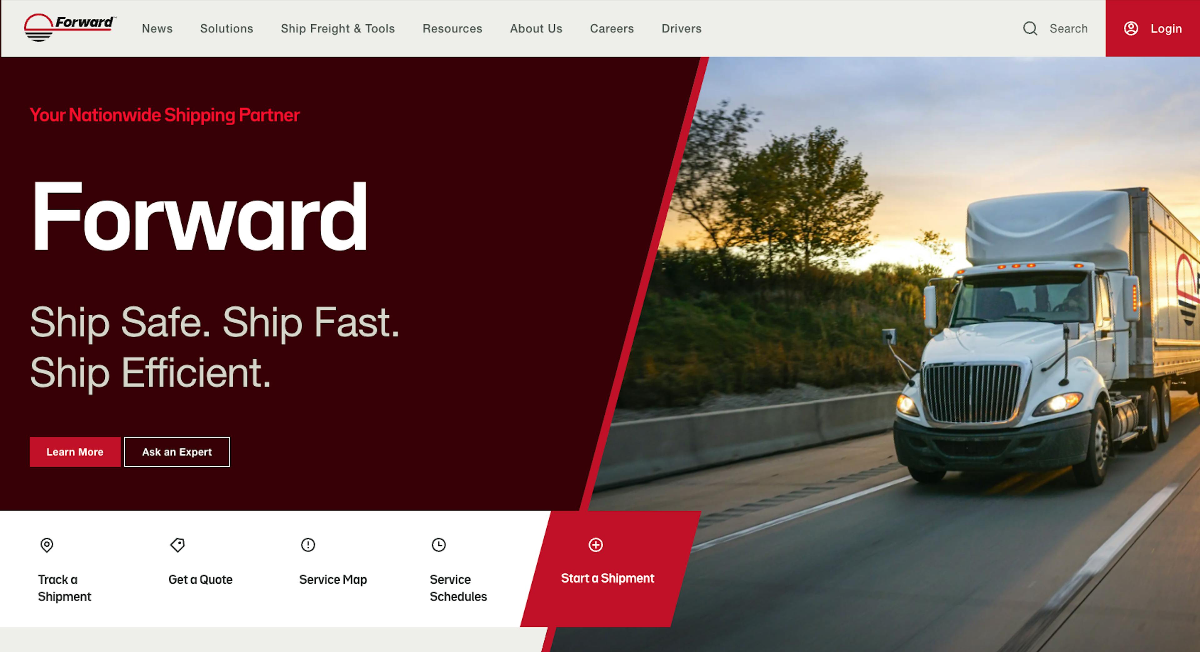 Forward Air Website