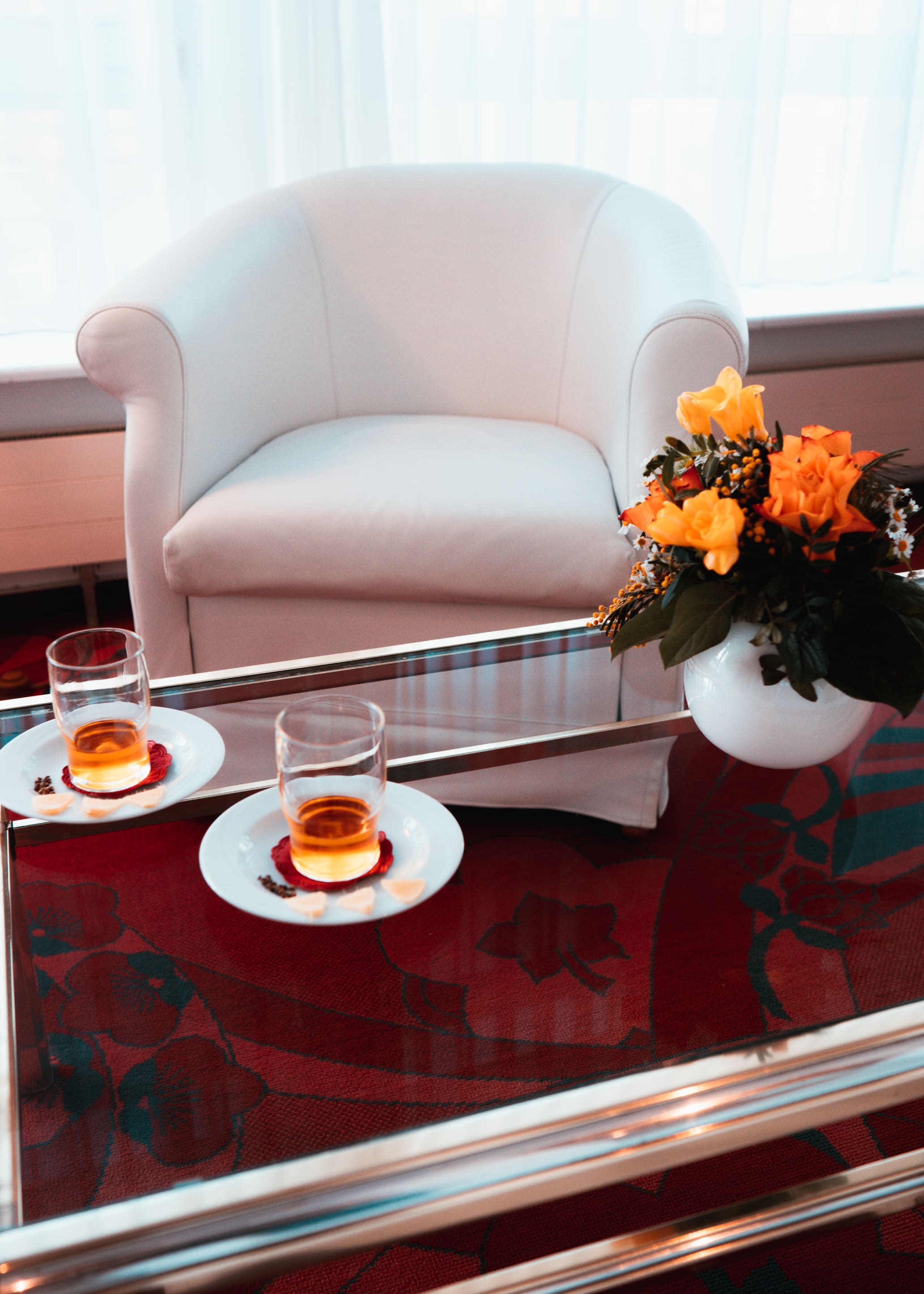 Teezimmer in der Ayurveda-Klinik