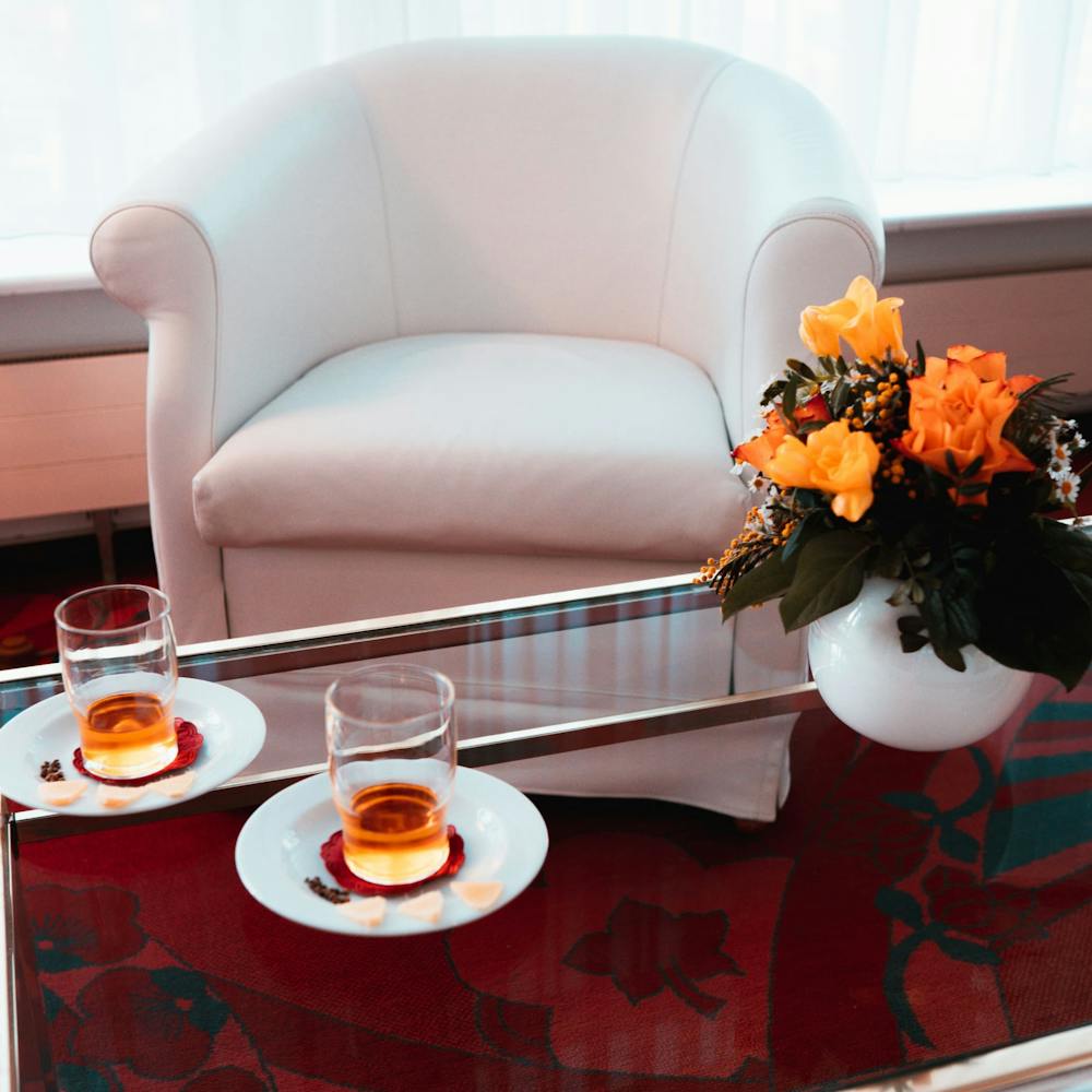 Teezimmer in der Ayurveda-Klinik