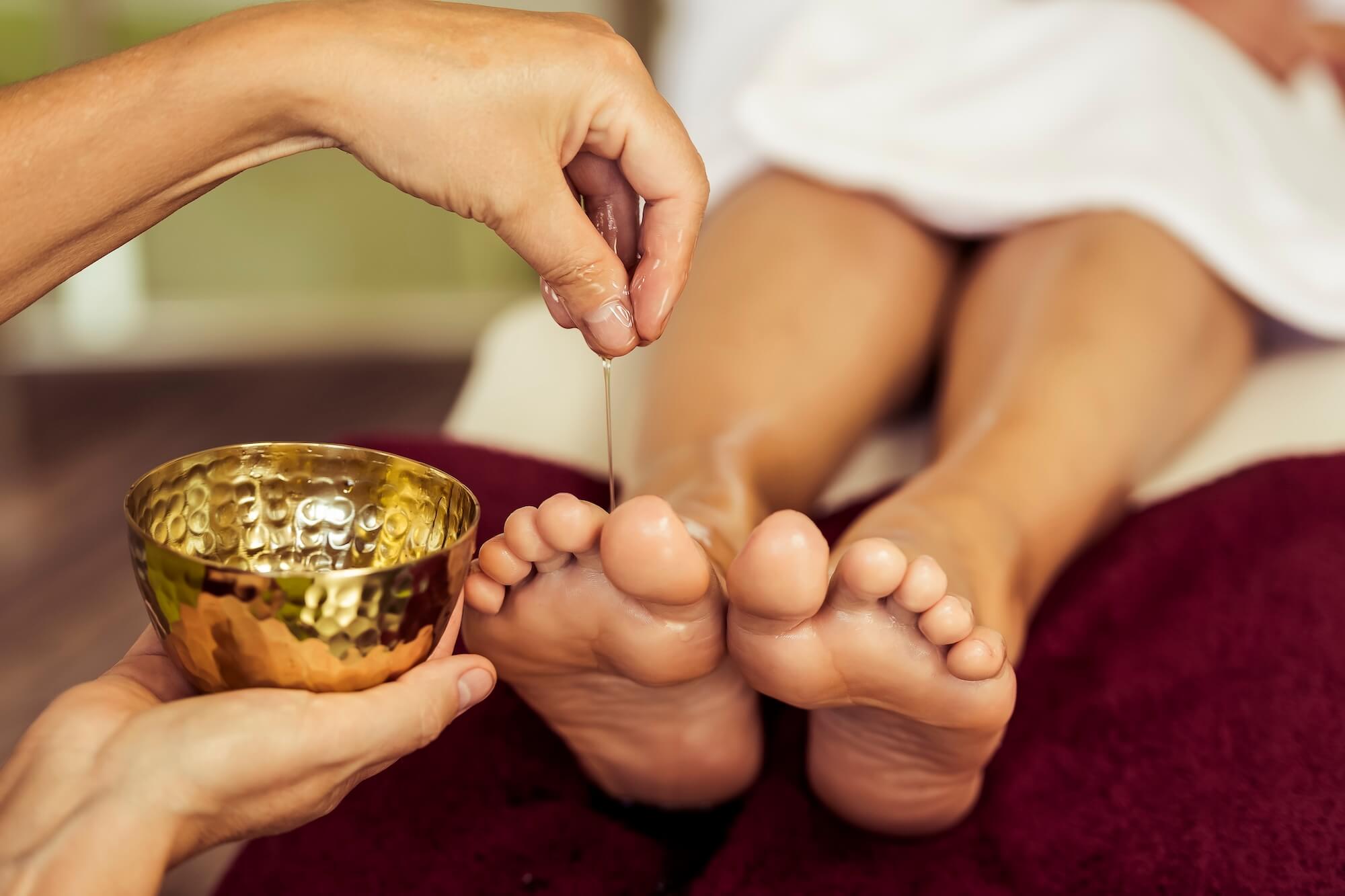 Padabhyanga Fußmassage