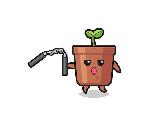plant nunchakus