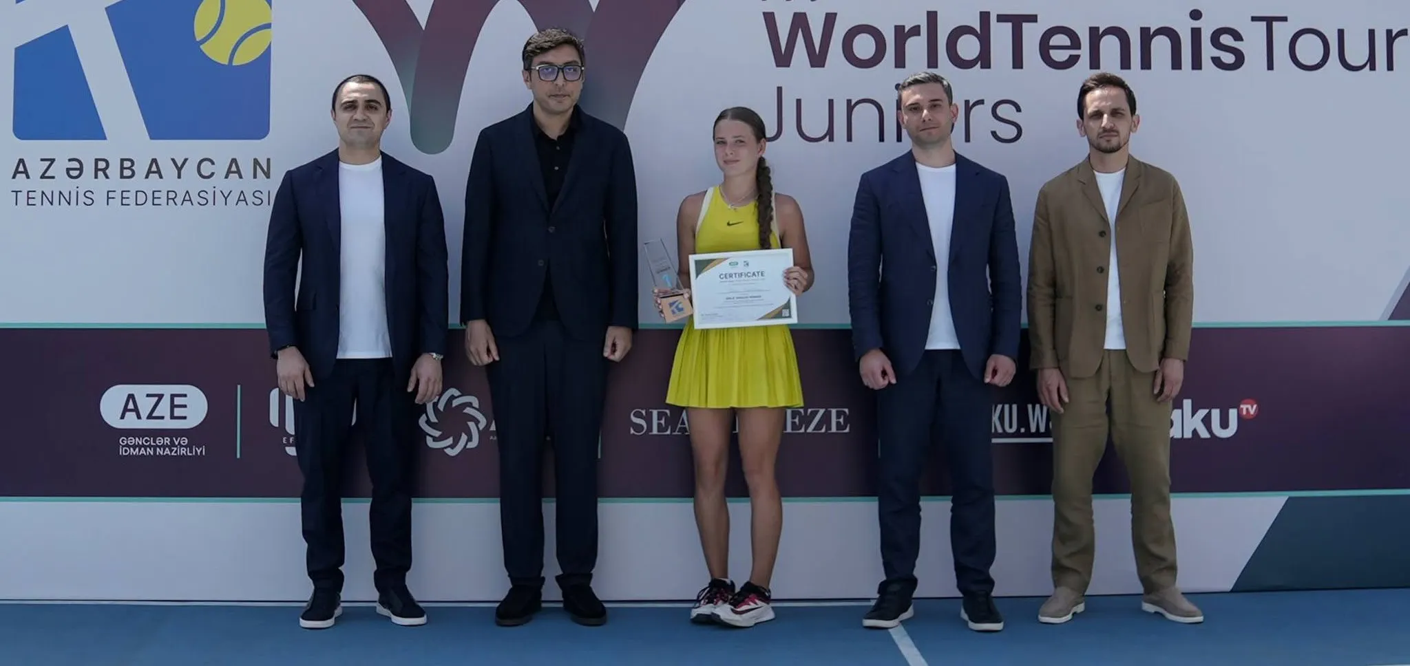 ITF Juniors J60 Baku mükafatlandırma mərasimi