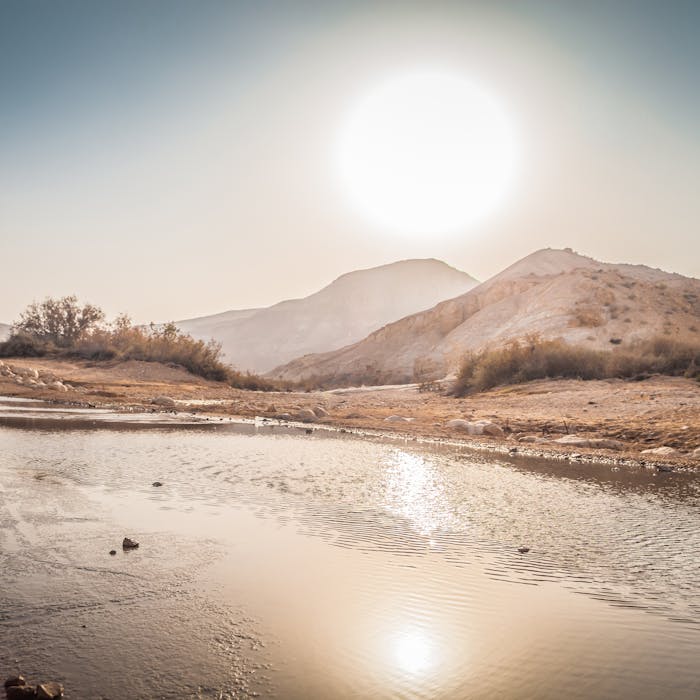 Sun Over Mountains