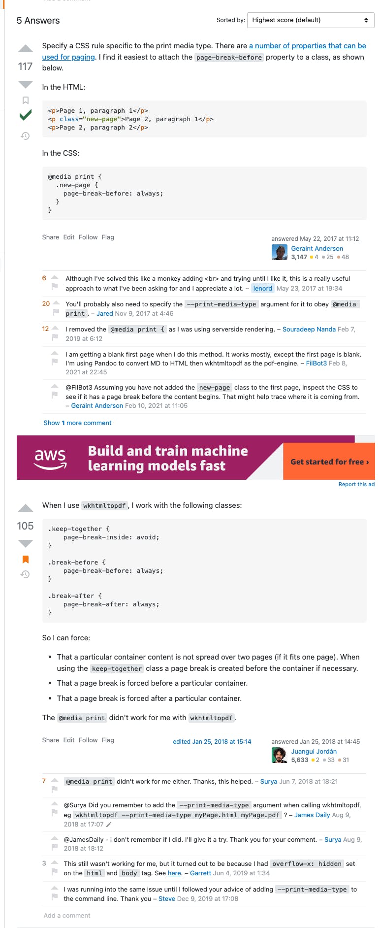 WKHTMLTOPDF pagebreaks fix