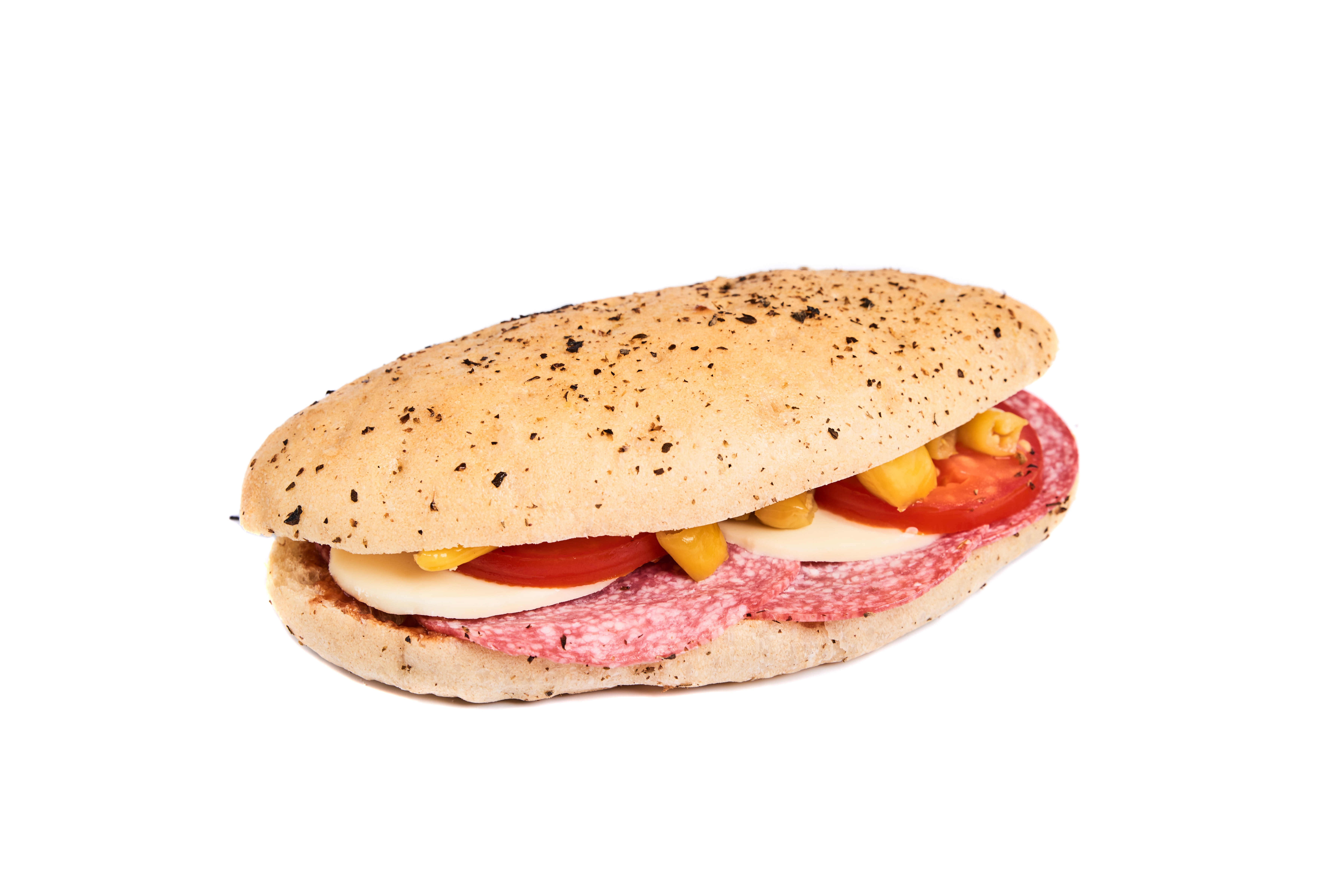 Focaccia vom Grill Salami Badische Backstub'