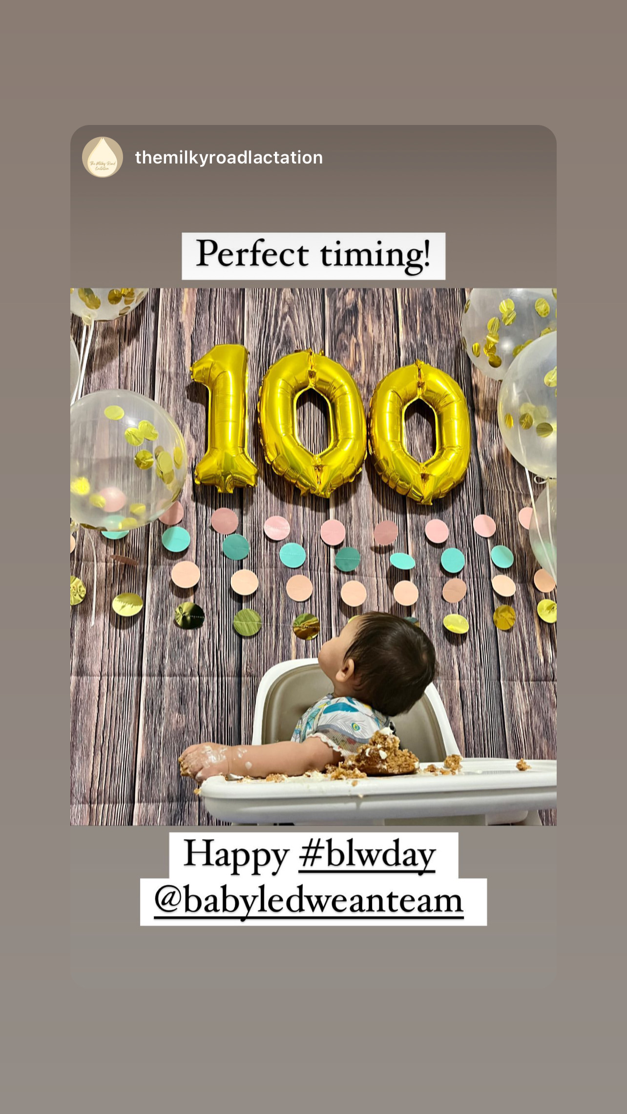 Baby reaching 100 First Foods