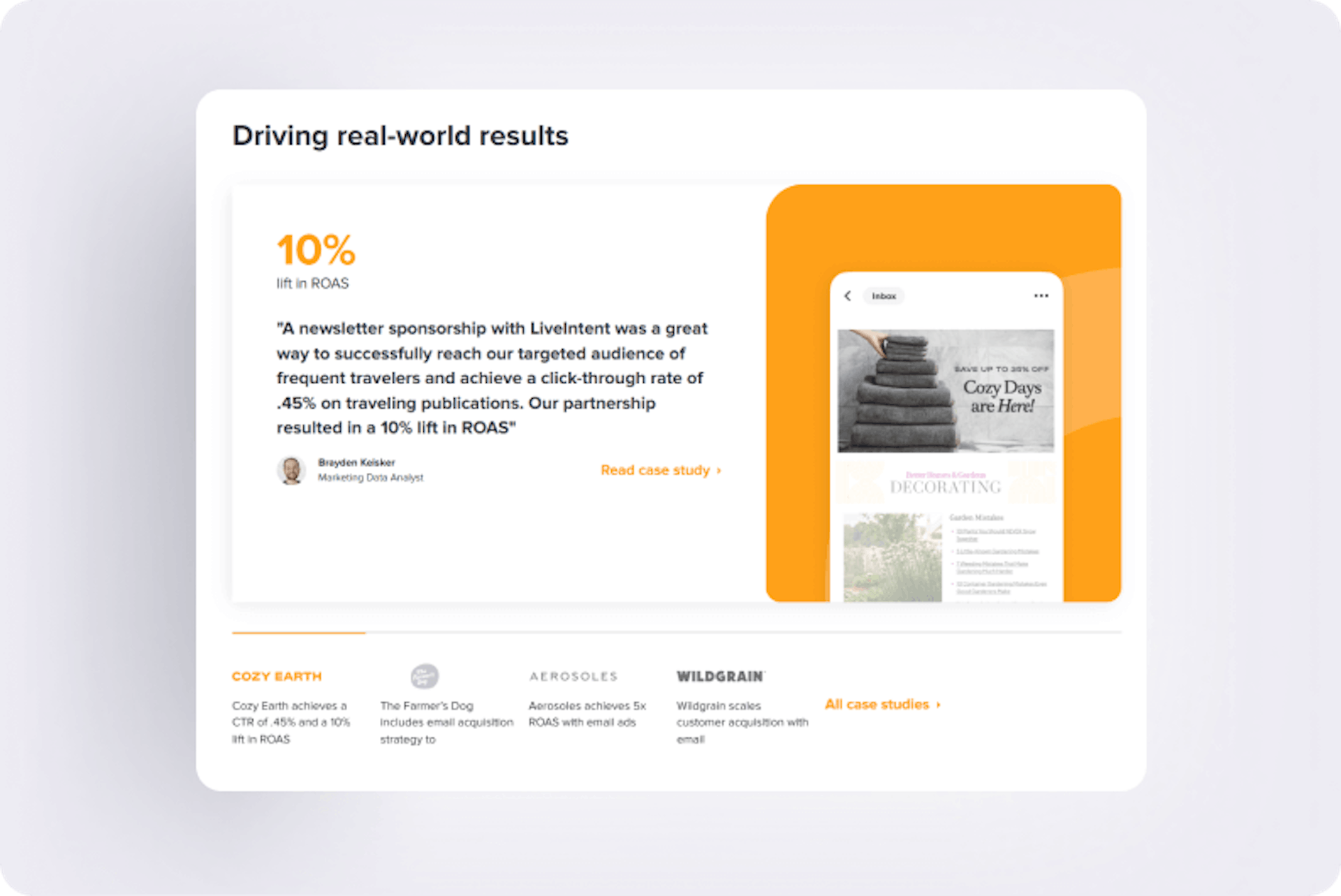 LiveIntent Case Study Image 5